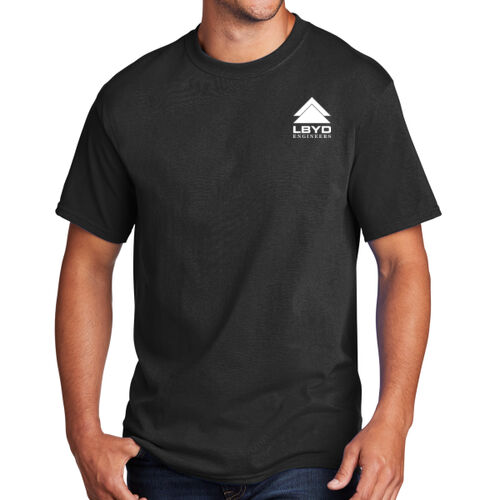 LBYD White Printed   - Core Cotton Tee Thumbnail