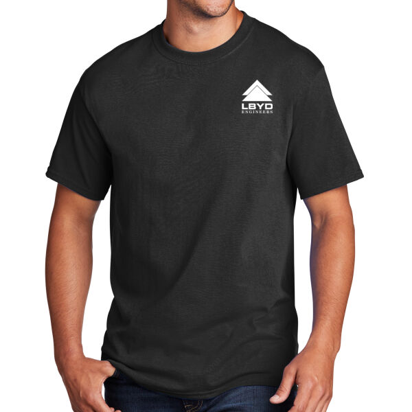 LBYD White Printed   - Core Cotton Tee Thumbnail