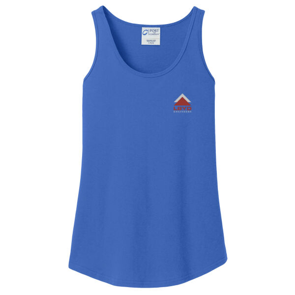LBYD GR Logo - Ladies Core Cotton Tank Top Thumbnail