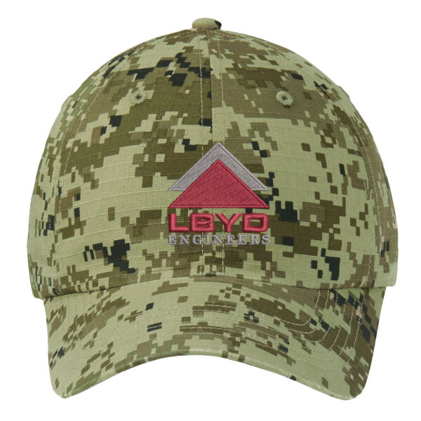 LBYD Embroidered  - Digital Ripstop Camouflage Cap Thumbnail