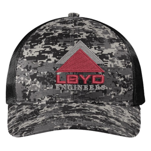 LBYD Embroidered  - Digi Camo Snapback Trucker Cap Thumbnail