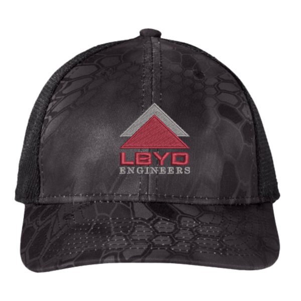 LBYD Embroidered  - Performance Camouflage Mesh Back Snapback Cap Thumbnail